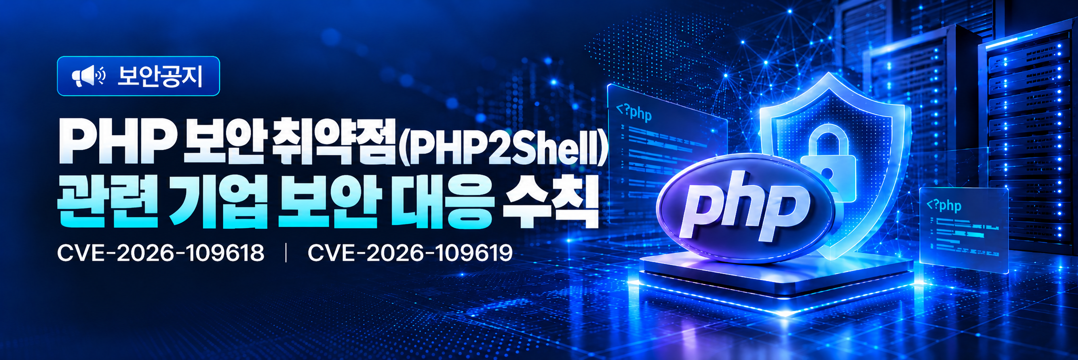 PHP제품 보안 업데이트 권고